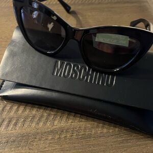 Moschino Elegant Black Sunglasses